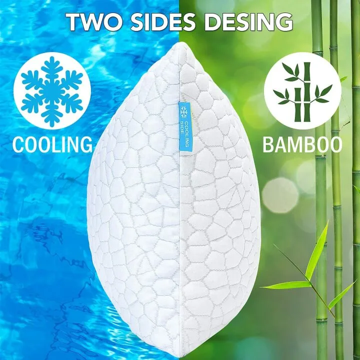 Cooling Shredded Memory Foam Pillows 2 Pack