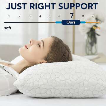Cooling Shredded Memory Foam Pillows 2 Pack
