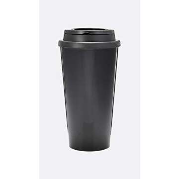 Slant Collections Creative Brands Acrylic Double-Wall Coffee Tumbler with Lid, 16-Ounce, You Got This