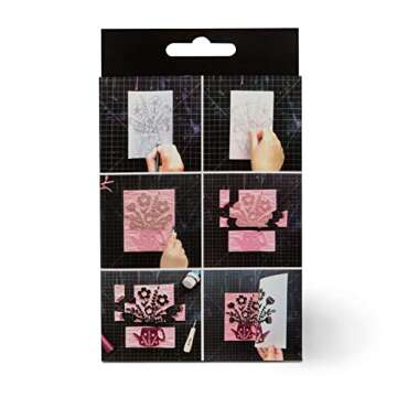Speedball Art Products SB4100 Speedy-Carve Rubber Stamp Making Kit – Great Starter for Beginners