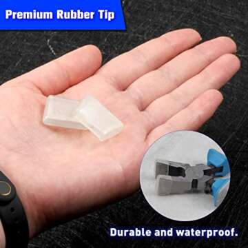 SPEEDWOX Replacement Rubber Tips for Glass Pliers Kit