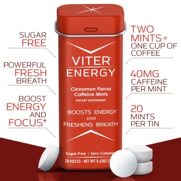 Shop Viter Energy Caffeine Mints - Quick Energy Boosts
