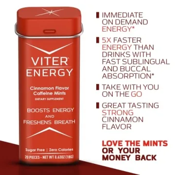 Shop Viter Energy Caffeine Mints - Quick Energy Boosts