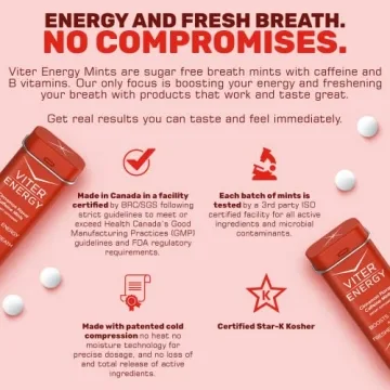 Shop Viter Energy Caffeine Mints - Quick Energy Boosts