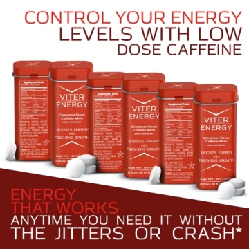 Shop Viter Energy Caffeine Mints - Quick Energy Boosts