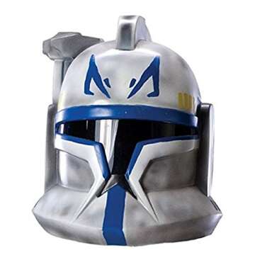Rubies Adult Star Wars Clone Wars Clonetrooper 2-Piece Rex Mask, One Size