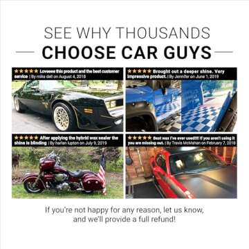 CAR GUYS Hybrid Spray Wax | Advanced Car Wax | Long Lasting and Easy To Use | Safe on All Surfaces | 18 Oz Kit with Towel