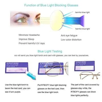 RTBOFY Blue Light Blocking Glasses Women Square Nerd Computer Glasses Oversized Eyeglasses Metal Frame Men (Gold+Silver+Black)