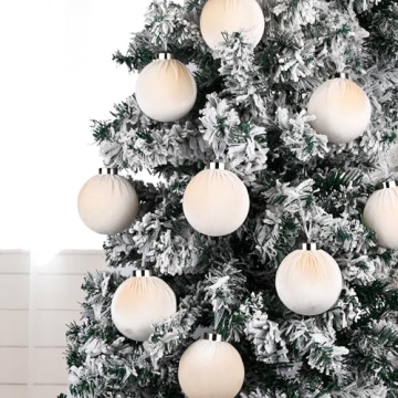 Stylish Velvet Ornaments for Elegant Christmas Decor