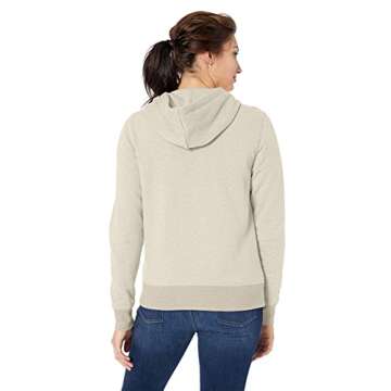 Amazon Essentials Women's Plus Size Fleece Zip Hoodie - Oatmeal Heather, X-Large