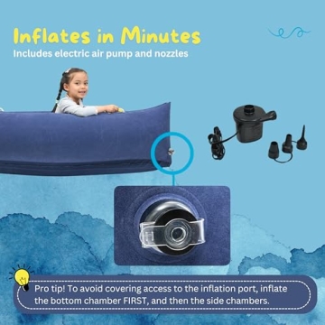 Inflatable Sensory Chair for Kids With Custom Air Pump