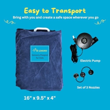 Inflatable Sensory Chair for Kids With Custom Air Pump