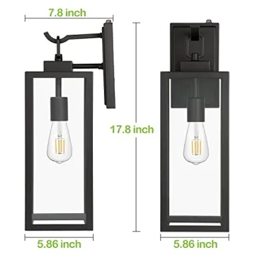 Stylish Hykolity Outdoor Wall Lights with Smart Features