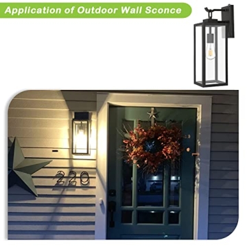 Stylish Hykolity Outdoor Wall Lights with Smart Features