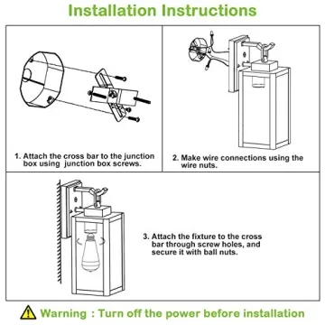 Stylish Hykolity Outdoor Wall Lights with Smart Features