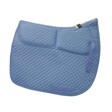 ECP Equine Comfort Products Correction Dressage Saddle Pad with Memory Foam Pockets