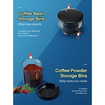 Electric Burr Coffee Grinder with 18 Grind Settings