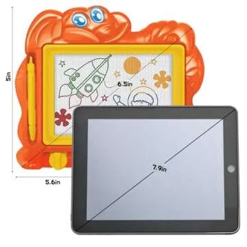 Hymaz 5 Pcs Mini Magnetic Drawing Board for Kids,Colorful Doodle Drawing Board for Toddlers 1-3, Erasable Doodle Board Tablet Writing Pad for Boys Girls Classroom Rewards Party Favors Bag Stuffers