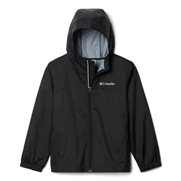 Columbia Boys' Lightweight Glennaker Rain Jacket Black