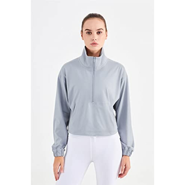 altiland Half Zip Pullover Jacket for Women's Activewear