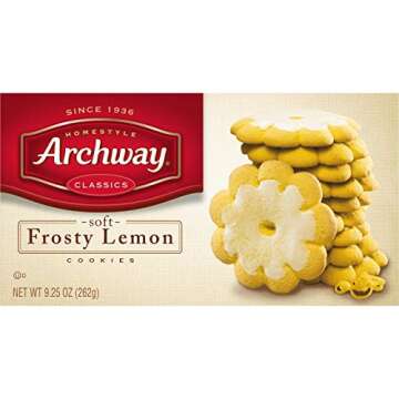 Archway Frosty Lemon Soft Cookies (Value multi-Pack of 3)