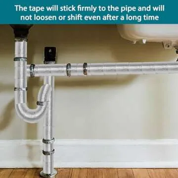 High-Performance Pipe Wrap Insulation - 33 ft Self-Adhesive