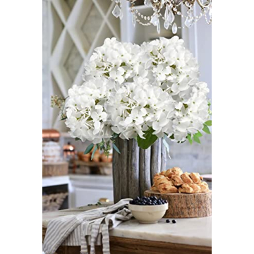 DILATATA Artificial Hydrangeas for Elegant Decor 26"
