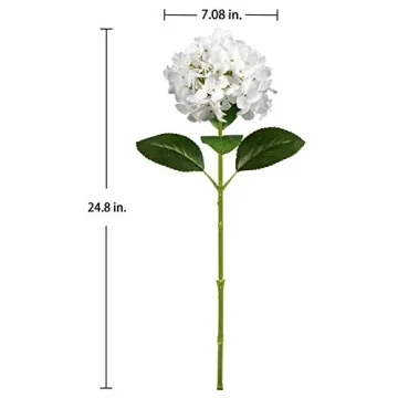 DILATATA Artificial Hydrangeas for Elegant Decor 26"