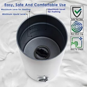 Mixpresso Electric Milk Frother for Lattes and Cappuccinos