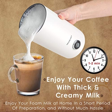 Mixpresso Electric Milk Frother for Lattes and Cappuccinos