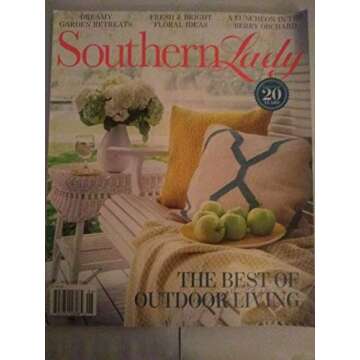 (Free Shipping) Southern Lady Magazine May June 2018 (The Best of Outdoor Living)