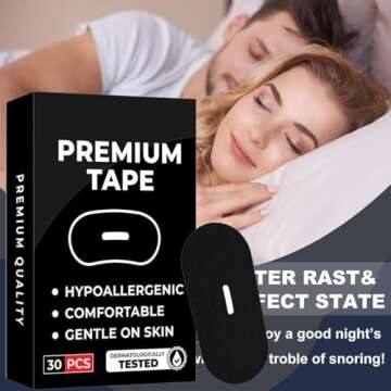 2025 New Premium Tape- Pain Free Removal, Hypoallergenic, Latex Free & Gentle On Skin - Skin Friendl...