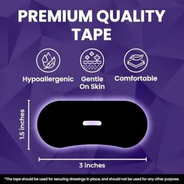 2025 New Premium Tape- Pain Free Removal, Hypoallergenic, Latex Free & Gentle On Skin - Skin Friendly Adhesive Cotton Tape (30 PCS)