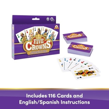 PlayMonster Five Crowns - Fun Family Card Game for All Ages