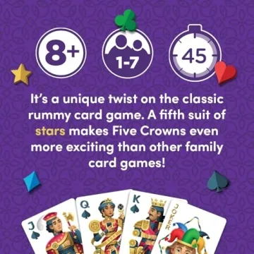PlayMonster Five Crowns - Fun Family Card Game for All Ages