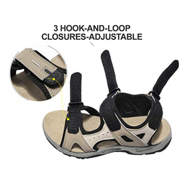 CAMEL CROWN Supportive Waterproof Hiking Sandals