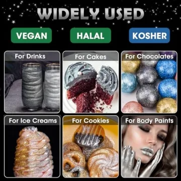 Edible Glitter Powder for Cakes & Drinks - NiHome