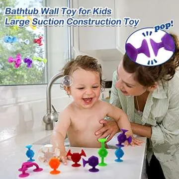 Xmasmate 42 PCS Suction Bath Set for Kids Fun & Learning