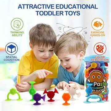 Xmasmate 42 PCS Suction Bath Set for Kids Fun & Learning