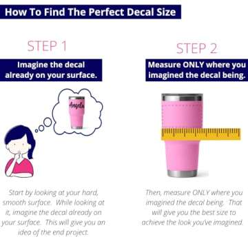 Vinyl Name Decal for Yeti Cup, Tumbler, Water Bottle, Laptop, car Window or Other Hard and Smooth Surface Your Choice of Color & Style | Decals by ADavis