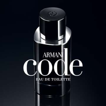 Armani Beauty- Code - Eau de Toilette - Cologne for Men - Ambery Woody Fragrance - Citrus, Lavandin, Tonka Bean Notes - 1.6 Fl Oz