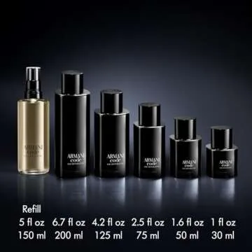 Armani Beauty- Code - Eau de Toilette - Cologne for Men - Ambery Woody Fragrance - Citrus, Lavandin, Tonka Bean Notes - 1.6 Fl Oz