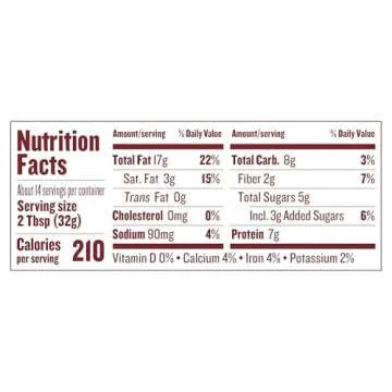 Justin's Maple Almond Butter, No Stir, Gluten-free, Non-GMO, Responsibly Sourced, 16 Ounce Jar