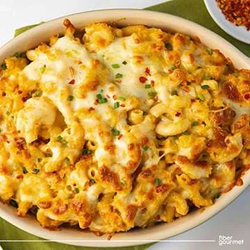 Fiber Gourmet Pasta - Light Elbow Pasta - Low Net Carb, Fiber-Rich, Low Calorie, Healthy Pasta - Mad...