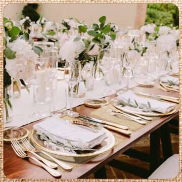 VitalCozy Burlap Squares for Events and Crafting Projects