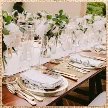 VitalCozy Burlap Squares for Events and Crafting Projects