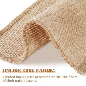 VitalCozy Burlap Squares for Events and Crafting Projects