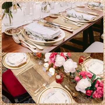 VitalCozy Burlap Squares for Events and Crafting Projects