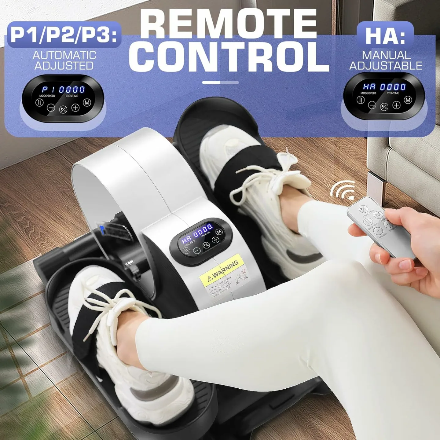 Electric Under Desk Elliptical with Fitness APP