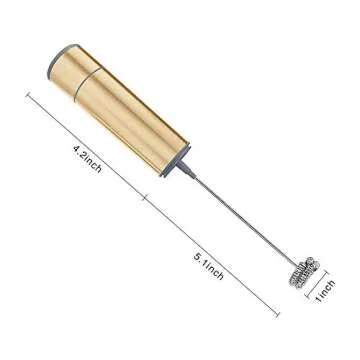 Daugee Handheld Milk Frother for Perfect Foamed Drinks